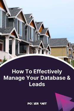 How to manage database nd leads
