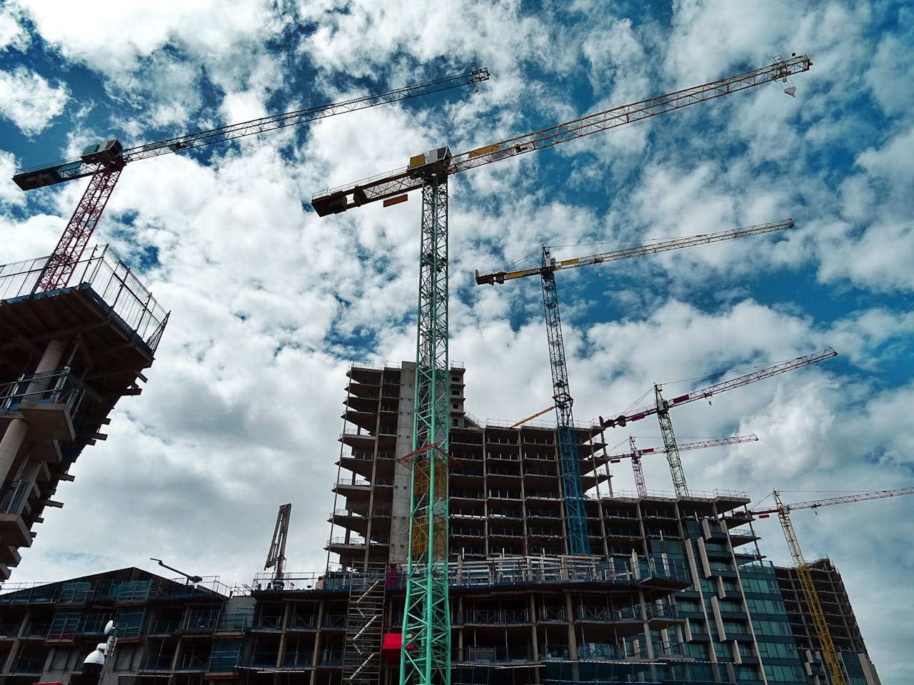 a building being built but not finished